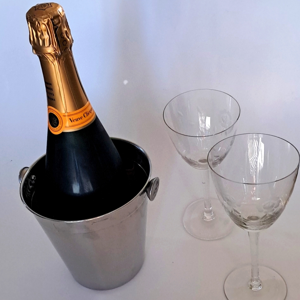 Small Wine Bucket Stainless Steel Home Decor Barware Minimalist